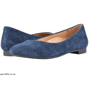 Vionic Cabello Flats Sz 9 Navy Suede no insole